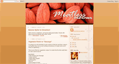 Desktop Screenshot of meatlessmunchies.blogspot.com