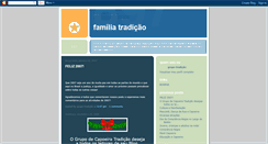 Desktop Screenshot of familiatradicao.blogspot.com