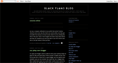 Desktop Screenshot of blackflameblog.blogspot.com