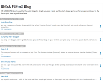 Tablet Screenshot of blackflameblog.blogspot.com