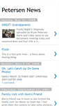 Mobile Screenshot of petersennews.blogspot.com