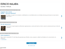 Tablet Screenshot of espaciomalabia.blogspot.com