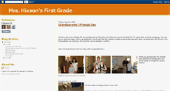 Desktop Screenshot of mrshixsonsfirstgrade.blogspot.com