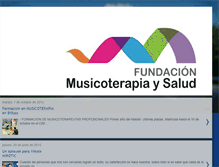 Tablet Screenshot of musicoterapiaysalud.blogspot.com