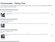 Tablet Screenshot of claromeconetfishingtime.blogspot.com