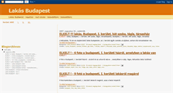 Desktop Screenshot of lakas-budapest.blogspot.com