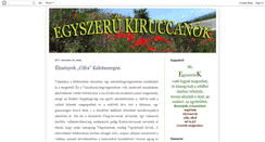 Desktop Screenshot of egyszeruek.blogspot.com