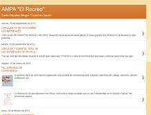 Tablet Screenshot of ampa-elrecreo.blogspot.com