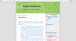 Desktop Screenshot of kauposempelson.blogspot.com