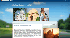 Desktop Screenshot of cultureholidays-india.blogspot.com