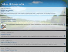 Tablet Screenshot of cultureholidays-india.blogspot.com