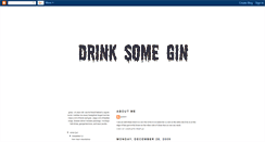 Desktop Screenshot of drinksomegin.blogspot.com