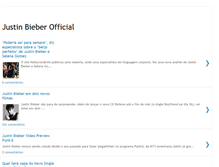 Tablet Screenshot of justinbieberoficial.blogspot.com