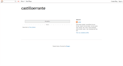 Desktop Screenshot of castilloerrante.blogspot.com