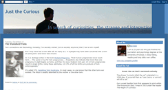 Desktop Screenshot of justthecurious.blogspot.com
