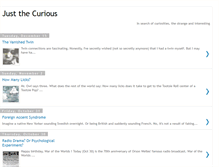 Tablet Screenshot of justthecurious.blogspot.com