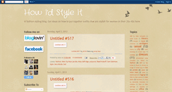 Desktop Screenshot of howidstyleit.blogspot.com