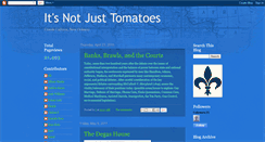 Desktop Screenshot of itsnotjusttomatoes1.blogspot.com