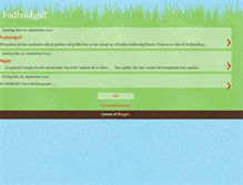 Tablet Screenshot of fodboldgolfitaps.blogspot.com