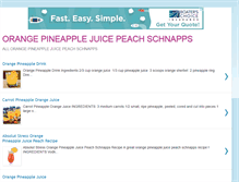 Tablet Screenshot of orange-pineapplejuice.blogspot.com