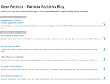 Tablet Screenshot of dearpatricia.blogspot.com