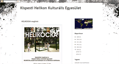 Desktop Screenshot of kispestihelikon.blogspot.com