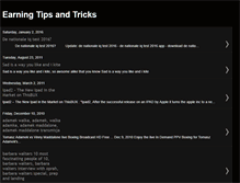 Tablet Screenshot of earn-by-trick.blogspot.com