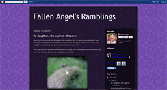 Desktop Screenshot of fallenangelsramblings.blogspot.com