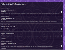 Tablet Screenshot of fallenangelsramblings.blogspot.com