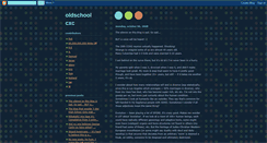 Desktop Screenshot of oldschoolcc.blogspot.com