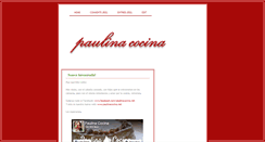 Desktop Screenshot of paulinacocina.blogspot.com