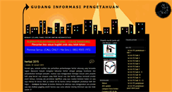 Desktop Screenshot of gudanginformasipengetahuan.blogspot.com