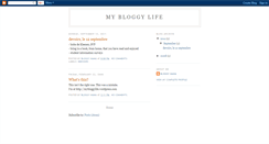 Desktop Screenshot of mybloggitylife.blogspot.com