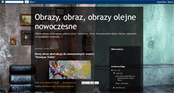 Desktop Screenshot of mojeobrazyolejne.blogspot.com