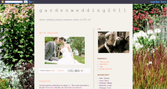 Desktop Screenshot of gardenwedding2011.blogspot.com