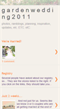 Mobile Screenshot of gardenwedding2011.blogspot.com