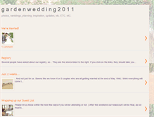 Tablet Screenshot of gardenwedding2011.blogspot.com