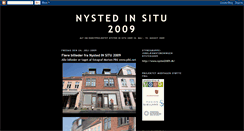 Desktop Screenshot of nystedinsitu2009.blogspot.com