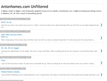 Tablet Screenshot of antonhomesunfiltered.blogspot.com