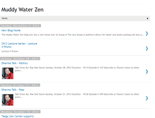 Tablet Screenshot of muddywaterzen.blogspot.com