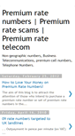 Mobile Screenshot of premiumratenumbers.blogspot.com