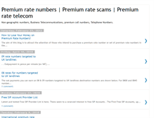 Tablet Screenshot of premiumratenumbers.blogspot.com