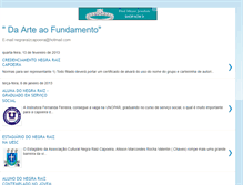 Tablet Screenshot of negraraizcapoeira.blogspot.com