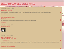 Tablet Screenshot of desarrollodelciclovital-b313.blogspot.com