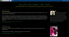 Desktop Screenshot of fallenfarfromthetree.blogspot.com