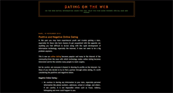 Desktop Screenshot of datingontheweb.blogspot.com