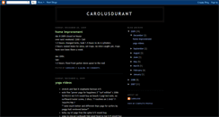 Desktop Screenshot of carolusdurant.blogspot.com