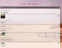 Tablet Screenshot of marr-rhyzle.blogspot.com