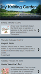 Mobile Screenshot of myknittinggarden.blogspot.com