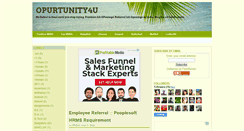 Desktop Screenshot of opurtunity4u.blogspot.com